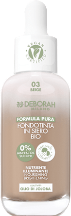 Fondotinta in siero bio - n. 03 DEBORAH MILANO FORMULA PURA