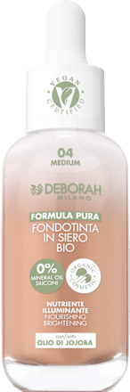 Fondotinta in siero bio - n. 04 DEBORAH MILANO FORMULA PURA