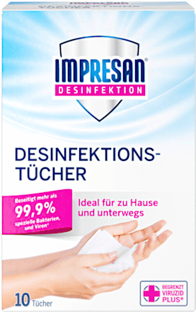 Șervețele dezinfectante pentru mâini și suprafețe IMPRESAN