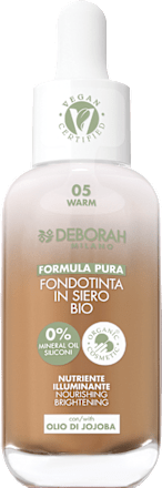 Fondotinta in siero bio - n. 05 DEBORAH MILANO FORMULA PURA