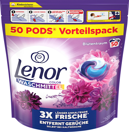 Colorwaschmittel Pods Blütentraum Lenor