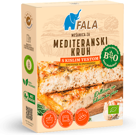 Bio mešanica za mediteranski kruh s kislim testom FALA