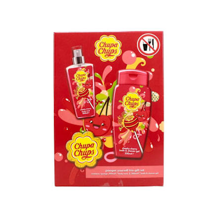 Set de baie cadou cu aromă de cireșe Chupa Chups