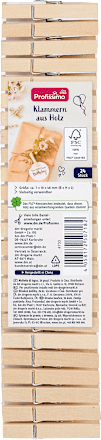Klammern aus Holz Mini Profissimo