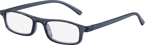 Fertig-Lesebrille grau-blau Vollrand +1,0 Visiomax