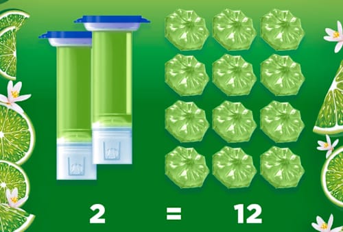 Żelowe krążki Fresh Discs Lime zapas DUCK