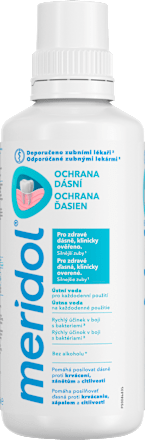 Ústna voda bez alkoholu meridol