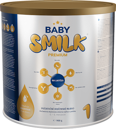 Počiatočná dojčenská mliečna výživa Premium 1 BABYSMILK
