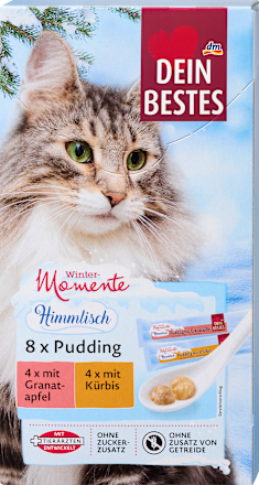 Dopolnilna hrana za odrasle mačke – kremasti prigrizek, 8 × 15 g DEIN BESTES