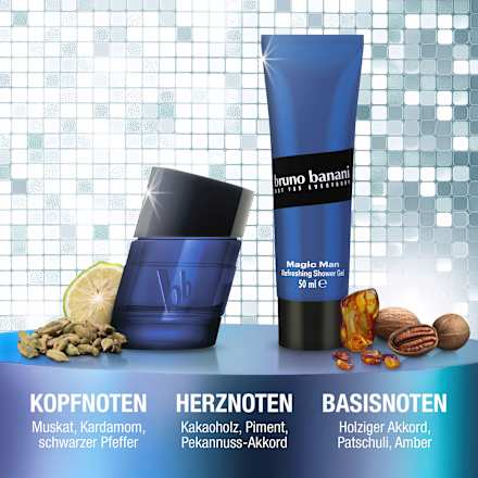 Geschenkset Magic Man Eau de Toilette 2tlg Bruno Banani