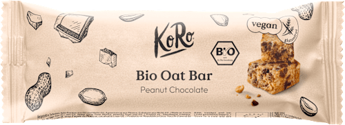Müsliriegel Hafer Erdnuss Schokolade KoRo