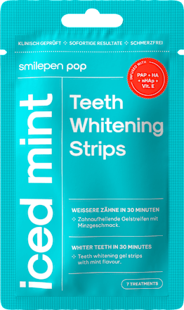 Bleaching Teeth Whitening Strips Iced Mint smilepen pop