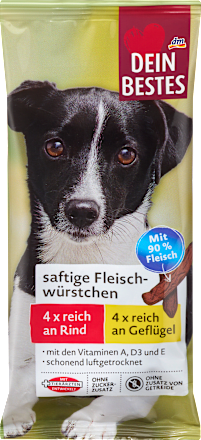 Hundeleckerli saftige Fleischwürtschen Rind & Geflügel Dein Bestes