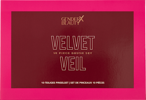 Pinselset Velvet Veil 10tlg Gender X Beauty