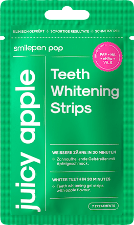 Bleaching Teeth Whitening Strips Juicy Apple smilepen pop