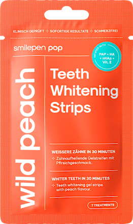 Bleaching Teeth Whitening Strips Wild Peach smilepen pop