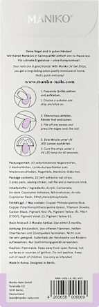 UV Nagelfolien Lilac Maniko