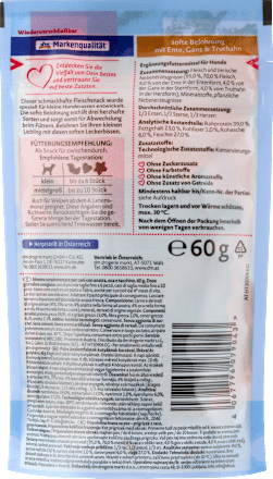 Dopunska hrana za pse malih pasmina Winter-Momente – pačetina, guščetina i puretina DEIN BESTES