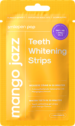 Bleaching Teeth Whitening Strips Mango Jazz smilepen pop