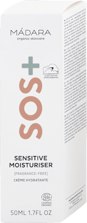Denný pleťový krém SOS+ Sensitive Moisturiser MÁDARA organic skincare