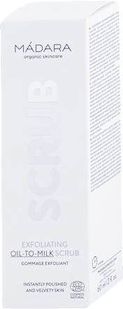 Hydrofilný olejový peeling Scrub Oil-To-Milk MÁDARA organic skincare