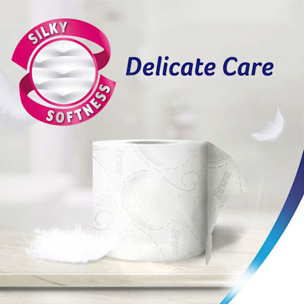 Deluxe toaletni papir, 3-slojni, 150 listića Delicate Care Zewa