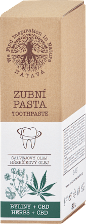 Zubná pasta Bylinky + CBD  NATAVA