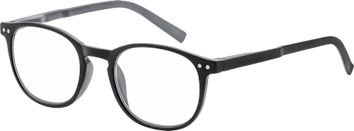 Očala za branje, dioptrija: +2,00, črno-siva Visiomax