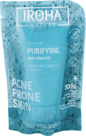 Čistiaci pleťový gél Acne Prone Skin  IROHA nature