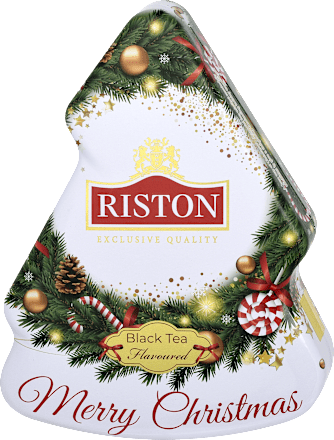 dárková sada sypaného černého čaje Merry Christmas RISTON