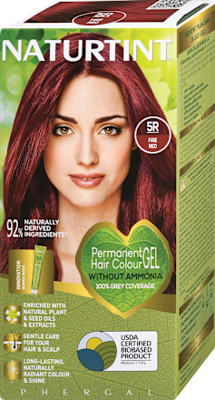 Trajna barva za lase v gelu 5R Fire Red NATURTINT