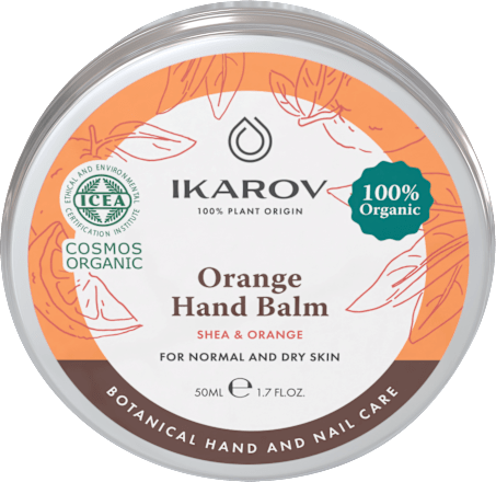 Органичен балсам за ръце с портокал и ший IKAROV