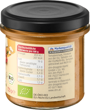 Spalmabile feta e pomodori secchi dmBio