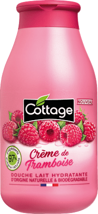 Żel pod prysznic Krem Malinowy Cottage