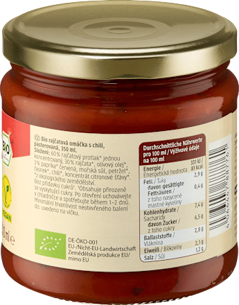 Sos de tomate cu ardei iute ECO dmBio