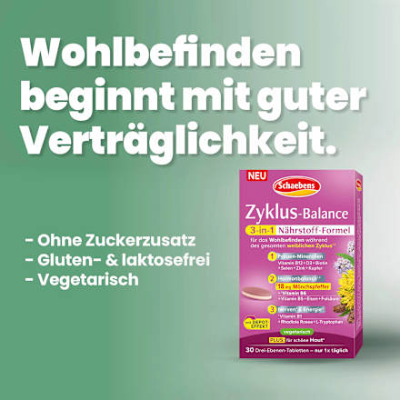 Tabletten Zyklus Balance Schaebens