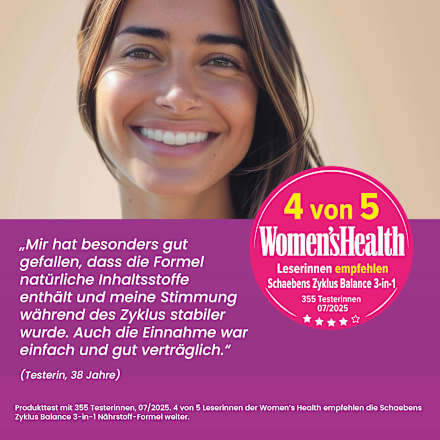 Tabletten Zyklus Balance Schaebens