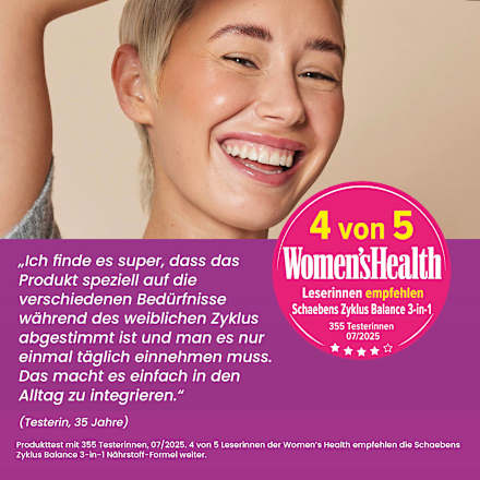 Tabletten Zyklus Balance Schaebens