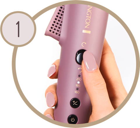 AirVive rotirajući uvijač za kosu Remington