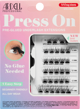 Künstliche Wimpern Press On StarterKit Wispies Volume  ARDELL