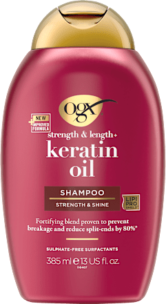 šampon proti lámání vlasů keratinový olej  OGX