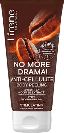 Scrub de corp anticelulitic cu extract de cafea NO MORE DRAMA Lirene