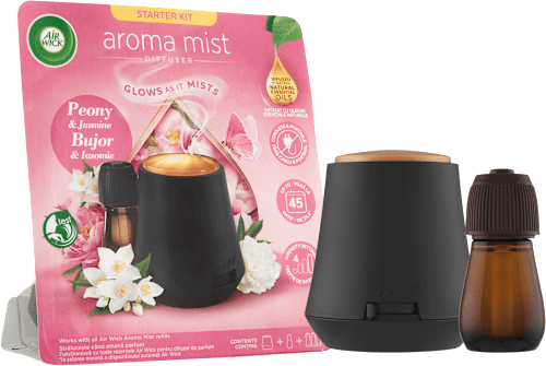 Aroma difuzér + náplň Pivonka a Jazmín Air Wick