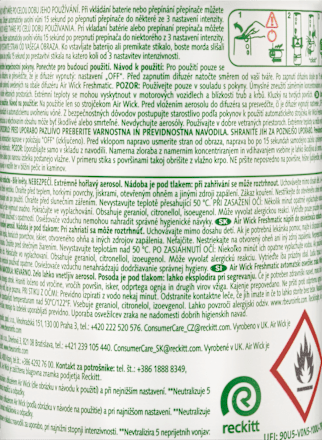 náplň do osvěžovače vzduchu Bílé květy AIR WICK