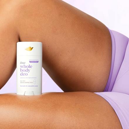 Dámsky tuhý dezodorant Whole Body Deo – Lavender & Camomile Dove