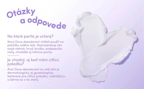 Krémový dezodorant Whole Body Deo - Lavender & Chamomile Dove