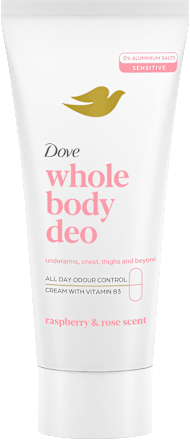 Krémový dezodorant Whole Body Deo - Raspberry & Rose  Dove