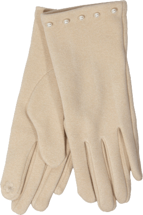 Rukavice s perlama - Cream PURSET