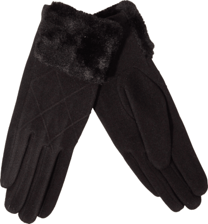 Rukavice s krznom - Black PURSET