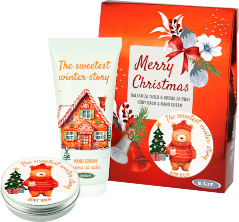 Poklon-paket The sweetest winter story – Merry Christmas biofarm